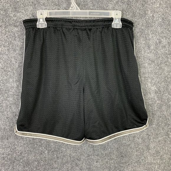 Nike Athletic Shorts Women Medium Running Curved Hem Mesh Stripe Side Lined - Picture 5 of 9